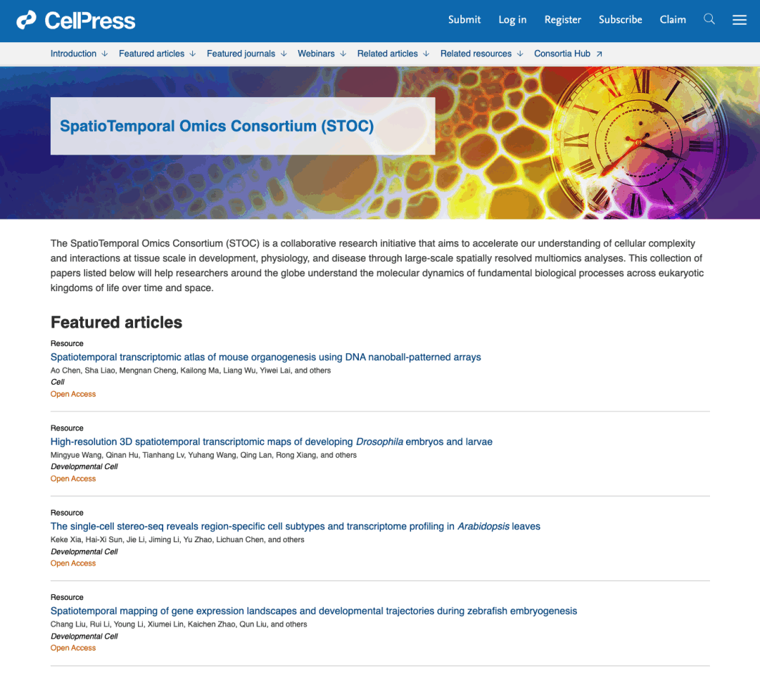 Cell专题！华大等机构实现首批生命全景地图绘制，时空组学联盟首期成果开启生命研究新领域