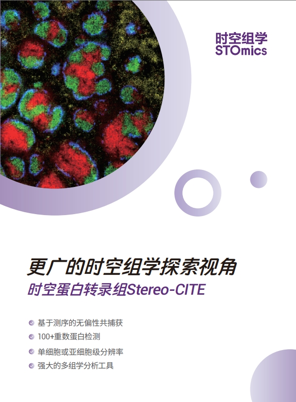 时空蛋白转录组Stereo-CITE产品折页